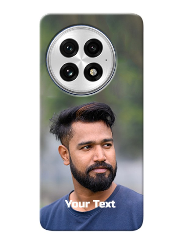 Custom OnePlus 13 5G Custom Hard Phone Case - Photo With Text Design