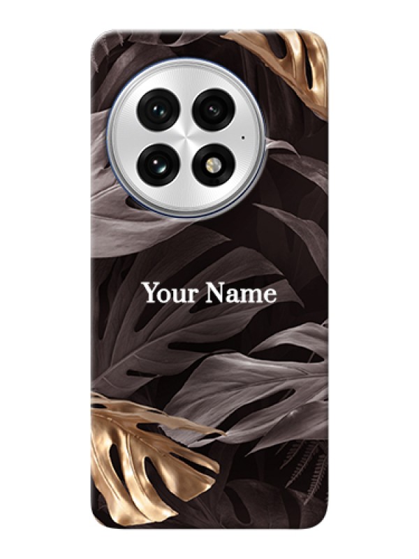 Custom OnePlus 13 5G Custom Hard Phone Case - Wild Leaves Digital Paint Design