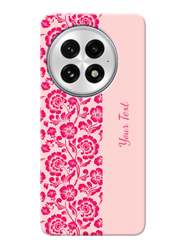 Custom OnePlus 13 5G Custom Hard Phone Case - Attractive Floral Pattern Design