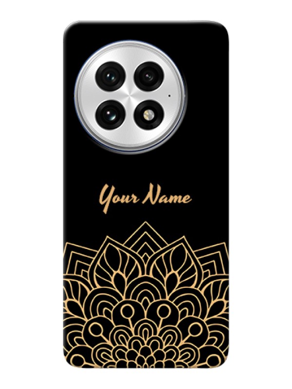 Custom OnePlus 13 5G Custom Hard Phone Case - Golden Mandala Design