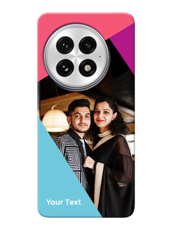 Custom OnePlus 13 5G Custom Hard Phone Case - Stacked Triple Colour Design