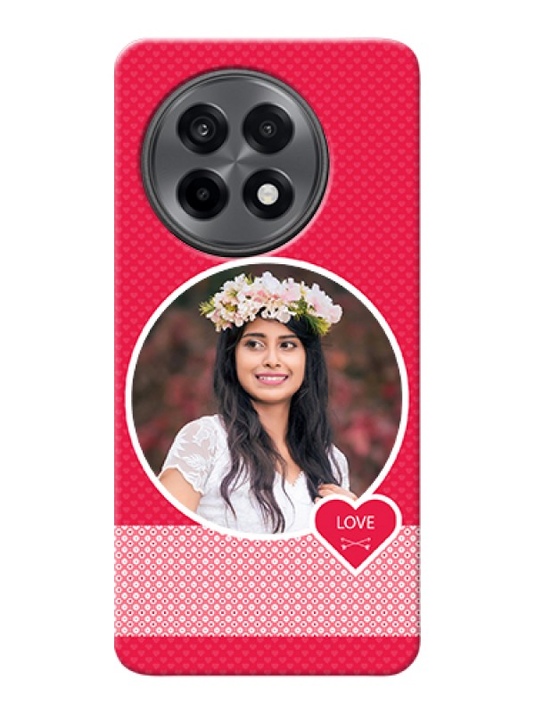 Custom OnePlus 13R 5G Custom Hard Phone Case - Pink Color Pattern Design