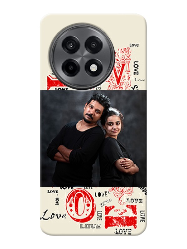 Custom OnePlus 13R 5G Custom Hard Phone Case - Trendy Love Design Case