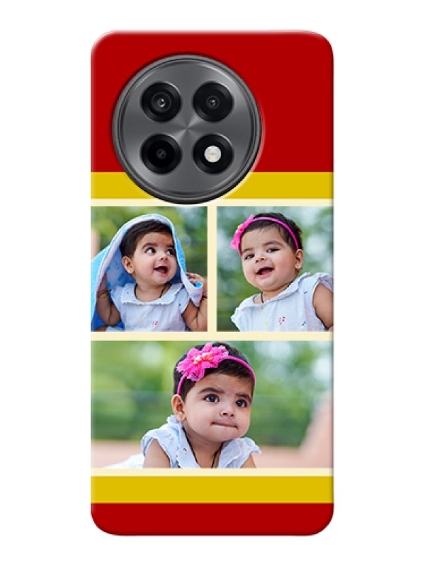 Custom OnePlus 13R 5G Custom Hard Phone Case - Multiple Pic Upload Design