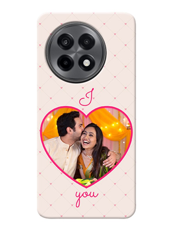 Custom OnePlus 13R 5G Custom Hard Phone Case - Heart Shape Design