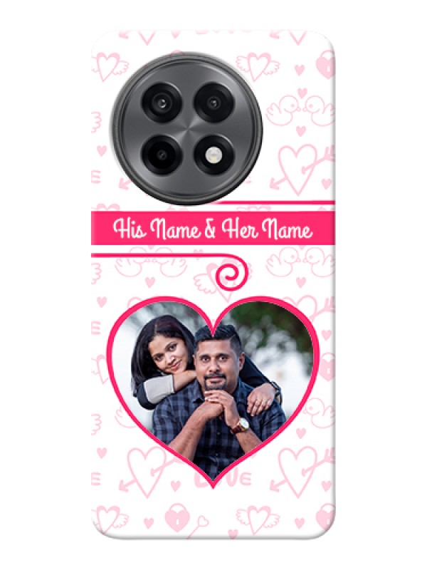 Custom OnePlus 13R 5G Custom Hard Phone Case - Heart Shape Love Design