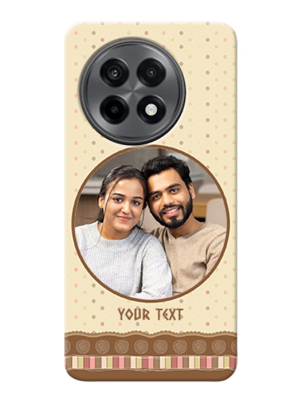 Custom OnePlus 13R 5G Custom Hard Phone Case - Brown Dotted Mobile Case Design