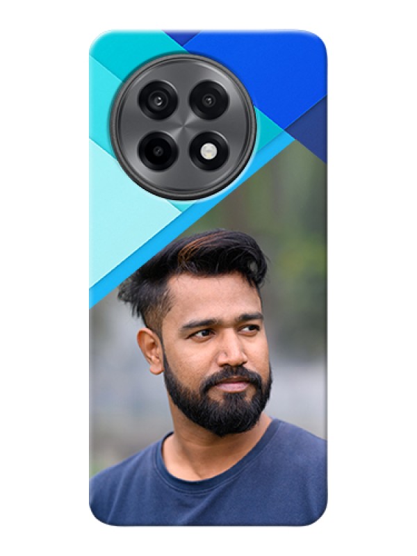 Custom OnePlus 13R 5G Custom Hard Phone Case - Blue Pattern Design