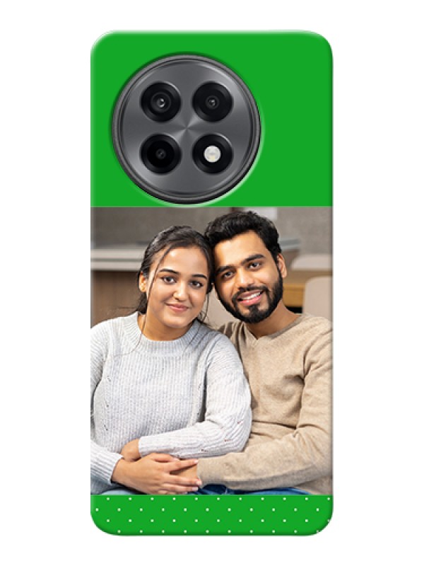 Custom OnePlus 13R 5G Custom Hard Phone Case - Green Pattern Design