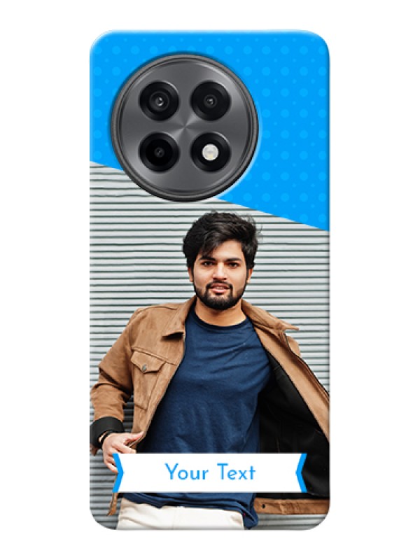 Custom OnePlus 13R 5G Custom Hard Phone Case - Simple Blue Color Design