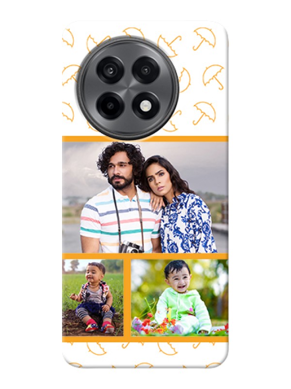 Custom OnePlus 13R 5G Custom Hard Phone Case - Yellow Pattern Design