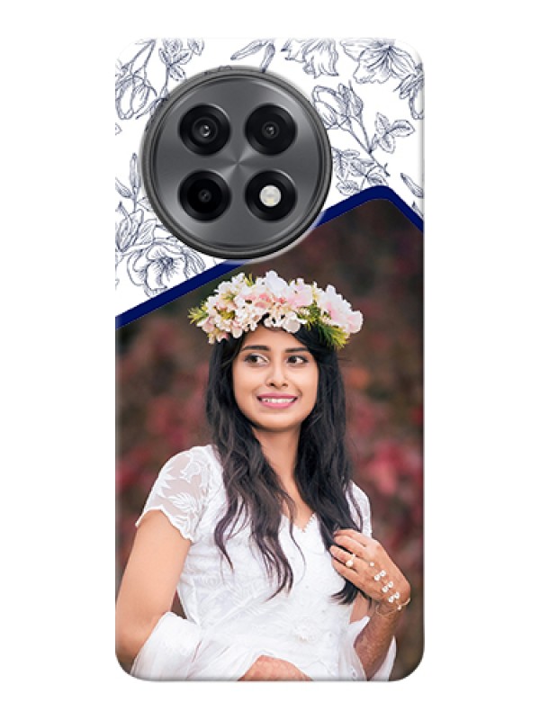 Custom OnePlus 13R 5G Custom Hard Phone Case - Classy Floral Design