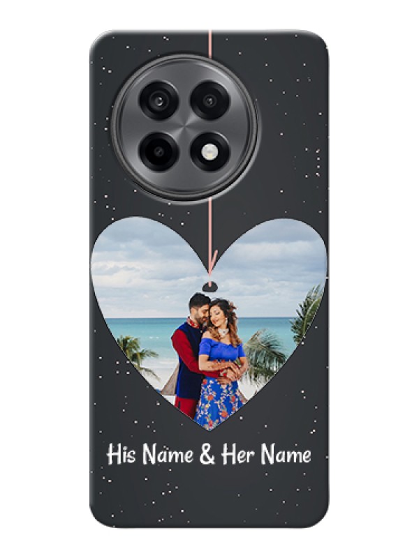 Custom OnePlus 13R 5G Custom Hard Phone Case - Hanging Heart Design