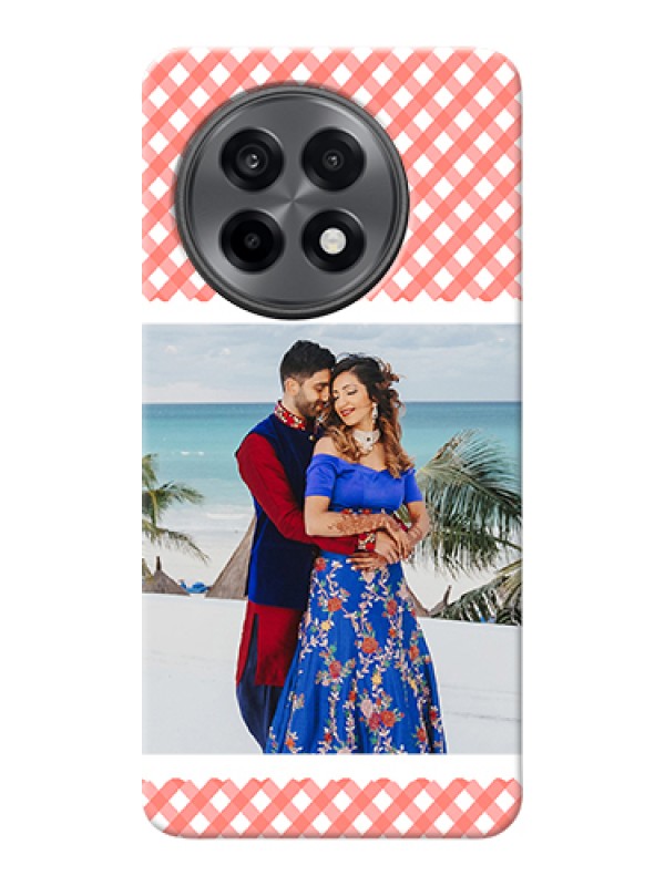 Custom OnePlus 13R 5G Custom Hard Phone Case - Pink Pattern Design