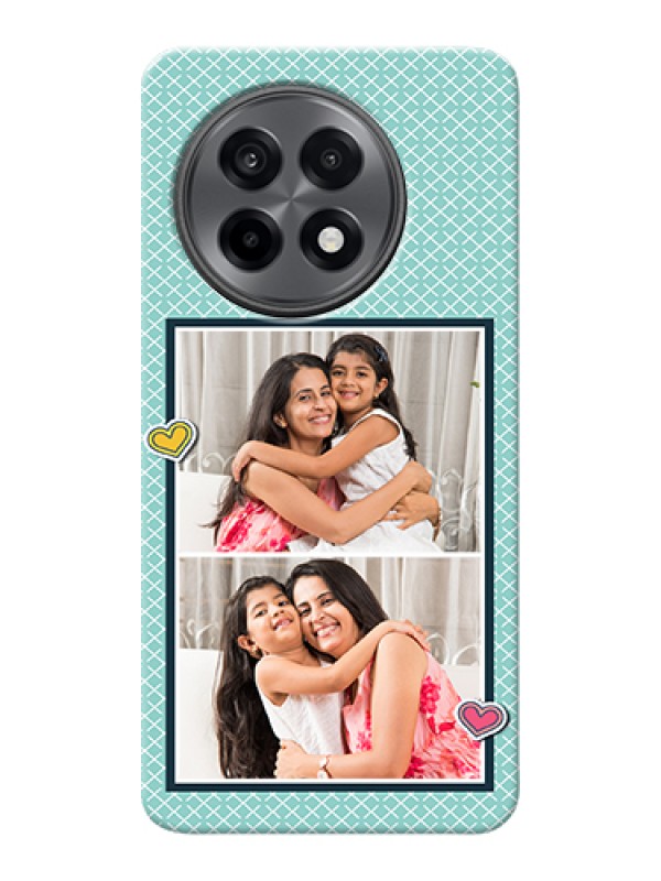 Custom OnePlus 13R 5G Custom Hard Phone Case - 2 Image Holder With Pattern Design