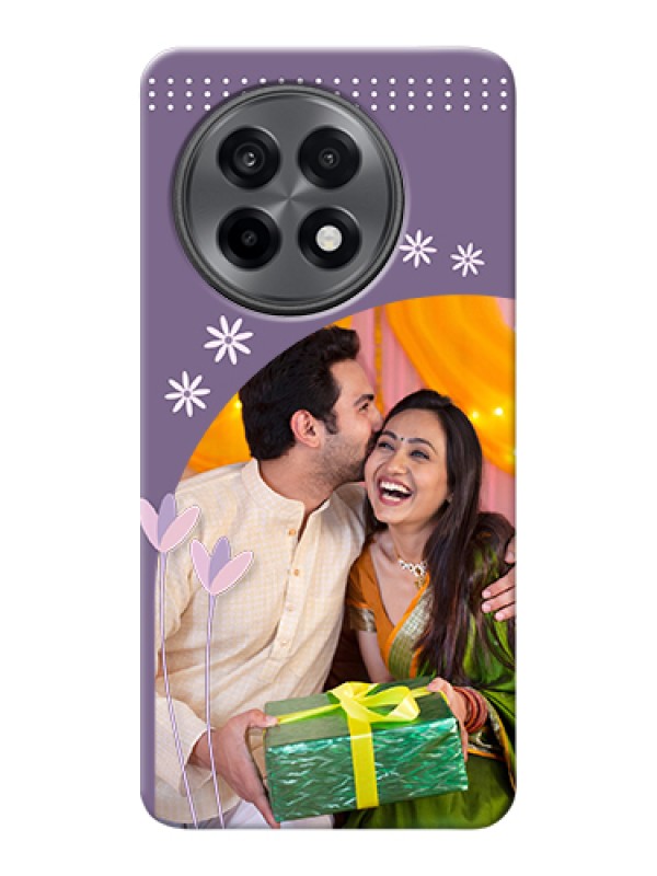 Custom OnePlus 13R 5G Custom Hard Phone Case - Lavender Flowers Design