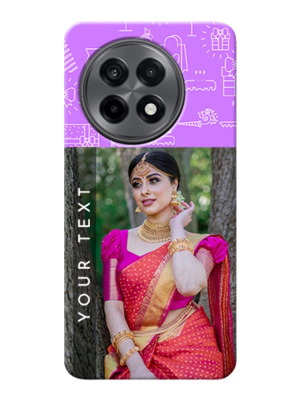 Custom OnePlus 13R 5G Custom Hard Phone Case - Birthday Icons Design