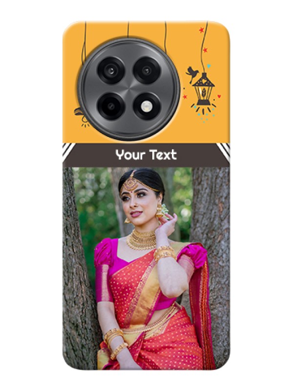 Custom OnePlus 13R 5G Custom Hard Phone Case - With Family Picture And Icons