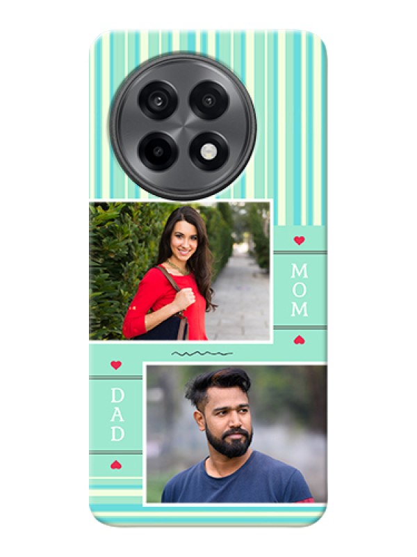 Custom OnePlus 13R 5G Custom Hard Phone Case - Mom & Dad Pic Design