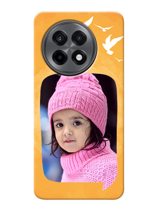 Custom OnePlus 13R 5G Custom Hard Phone Case - Water Color Design With Bird Icons