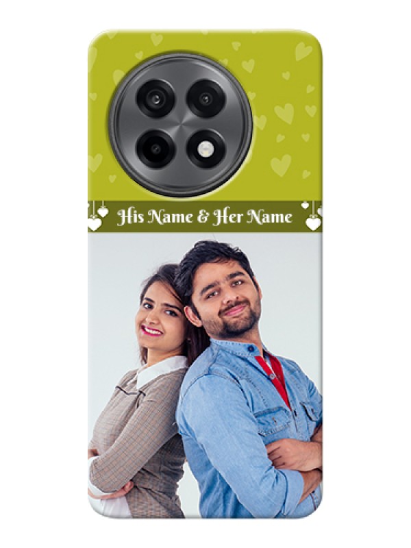 Custom OnePlus 13R 5G Custom Hard Phone Case - You & Me Heart Design