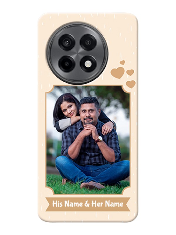 Custom OnePlus 13R 5G Custom Hard Phone Case - With Confetti Love Design