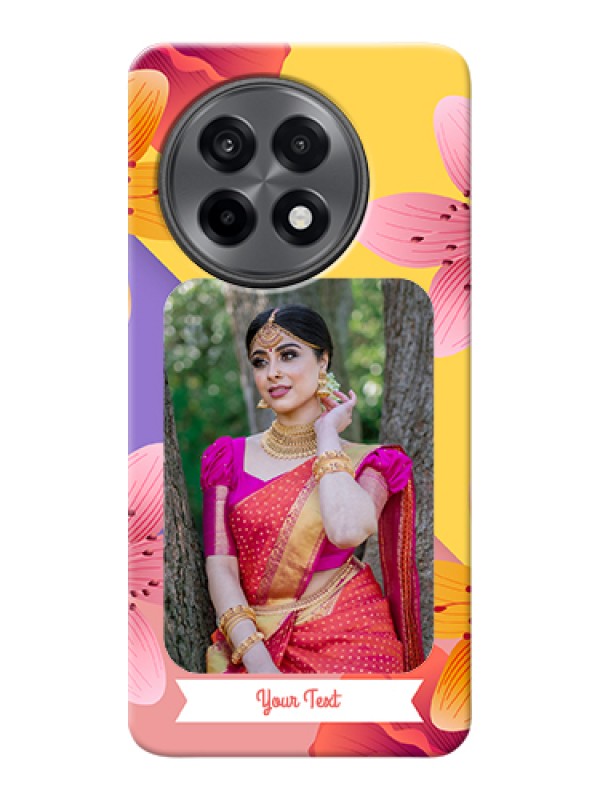 Custom OnePlus 13R 5G Custom Hard Phone Case - 3 Image With Vintage Floral Design