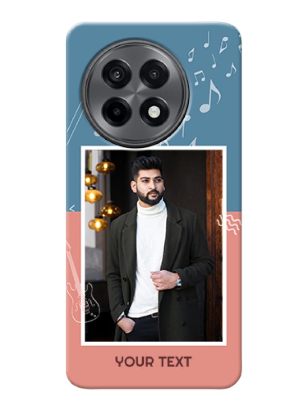 Custom OnePlus 13R 5G Custom Hard Phone Case - With Color Musical Note Design