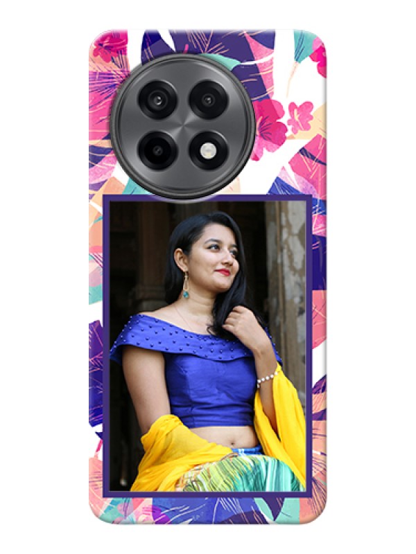 Custom OnePlus 13R 5G Custom Hard Phone Case - Abstract Floral Design