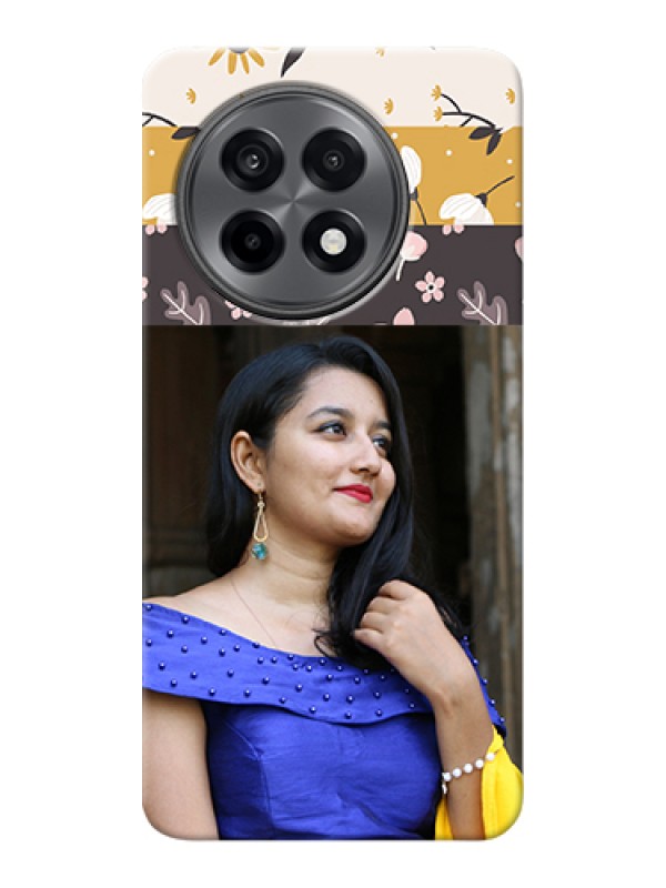 Custom OnePlus 13R 5G Custom Hard Phone Case - Stylish Floral Design