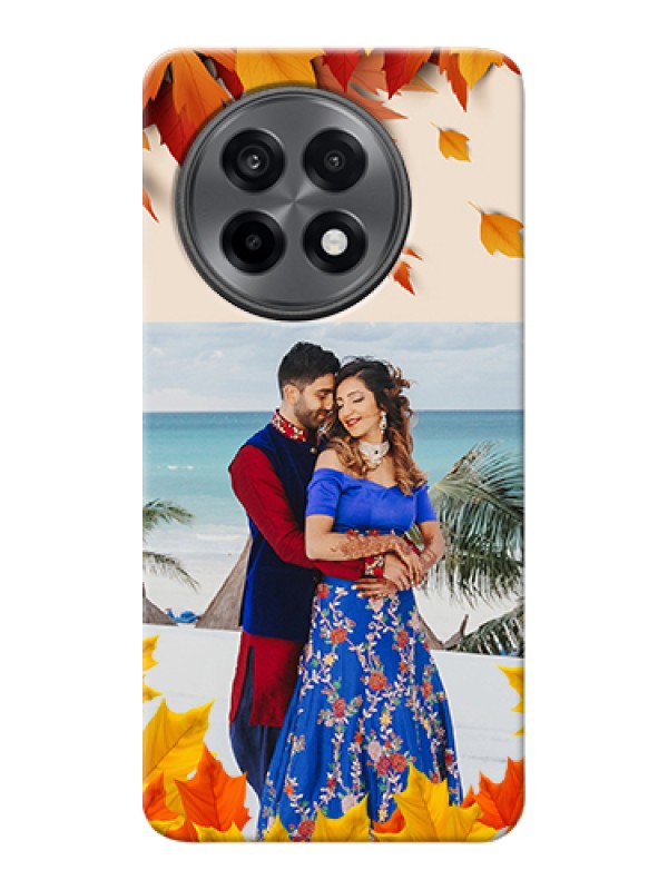 Custom OnePlus 13R 5G Custom Hard Phone Case - Autumn Maple Leaves Design