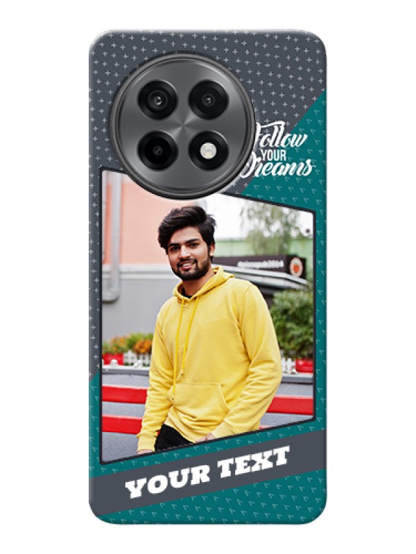 Custom OnePlus 13R 5G Custom Hard Phone Case - Background Pattern Design With Quote