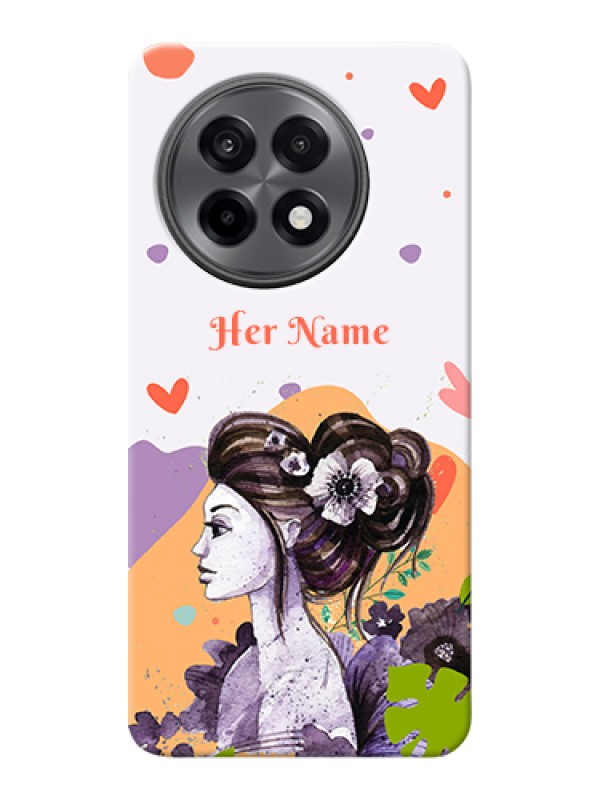 Custom OnePlus 13R 5G Custom Hard Phone Case - Woman And Nature Design
