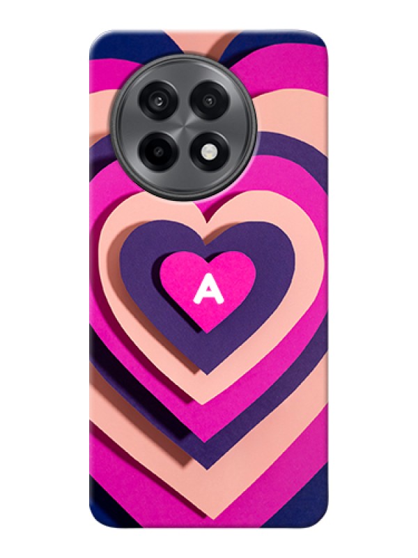 Custom OnePlus 13R 5G Custom Hard Phone Case - Cute Heart Pattern Design