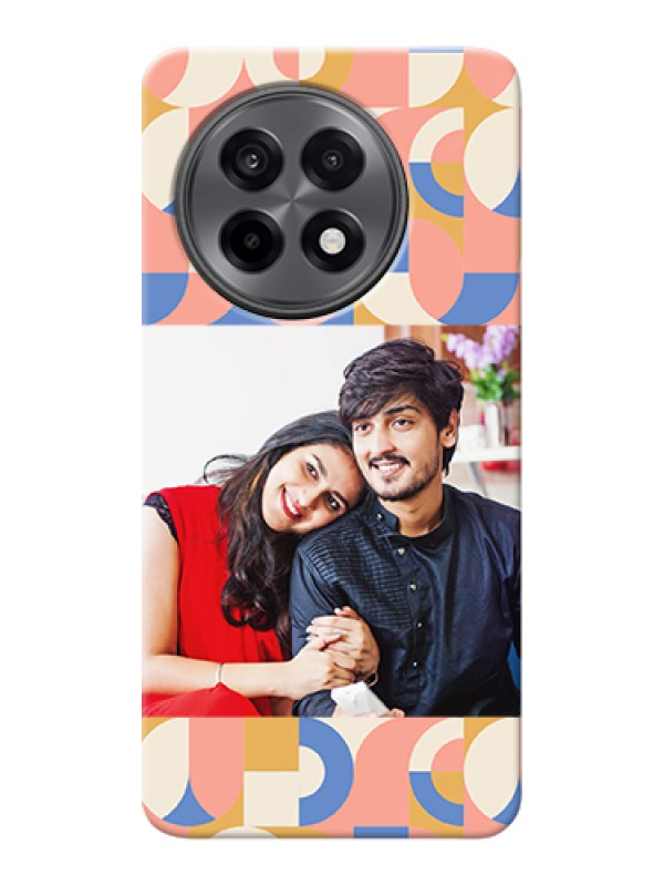 Custom OnePlus 13R 5G Custom Hard Phone Case - Semi - Circle Maze Pattern Design