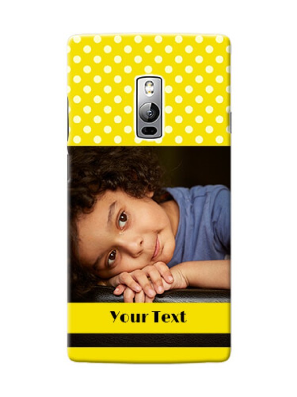 Custom OnePlus 2 Bright Yellow Mobile Case Design