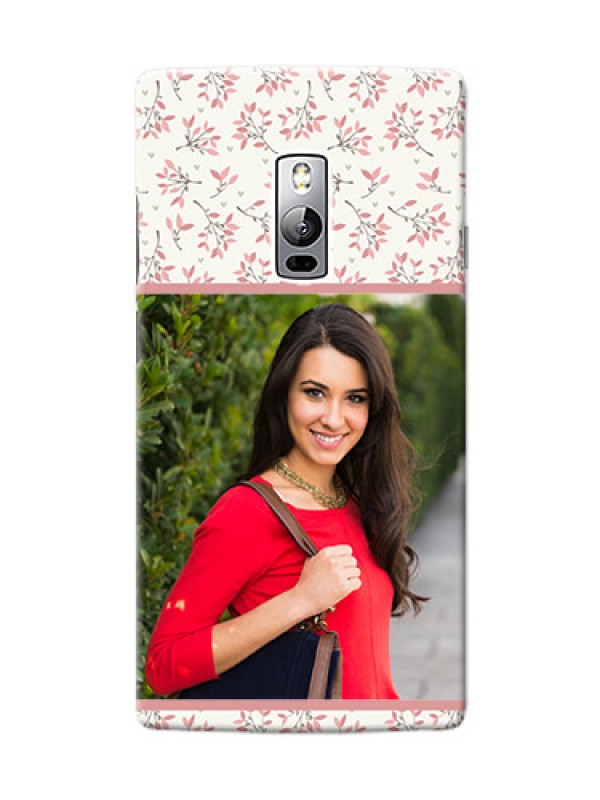Custom OnePlus 2 Floral Design Mobile Back Cover Design