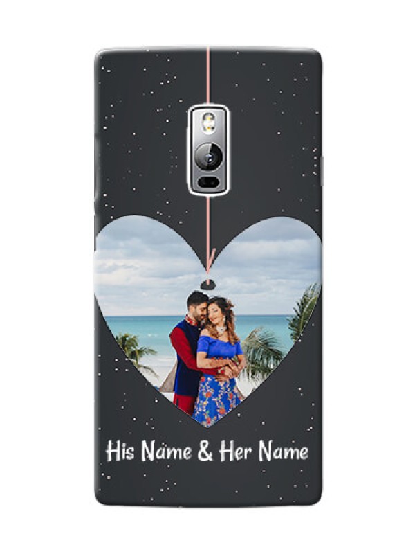 Custom OnePlus 2 Hanging Heart Mobile Back Case Design