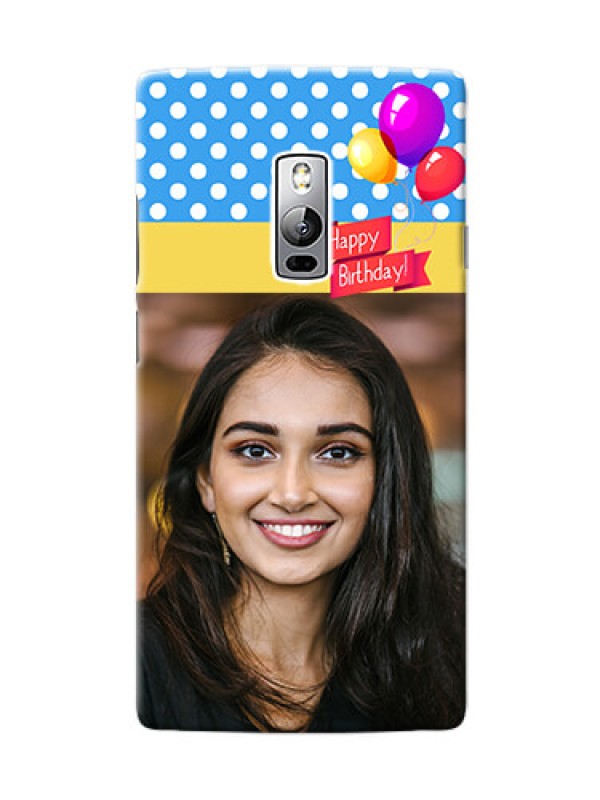 Custom OnePlus 2 Happy Birthday Mobile Back Cover Design