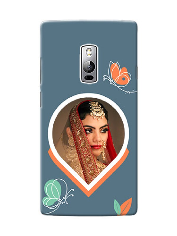 Custom OnePlus 2 Custom Mobile Case with Droplet Butterflies Design