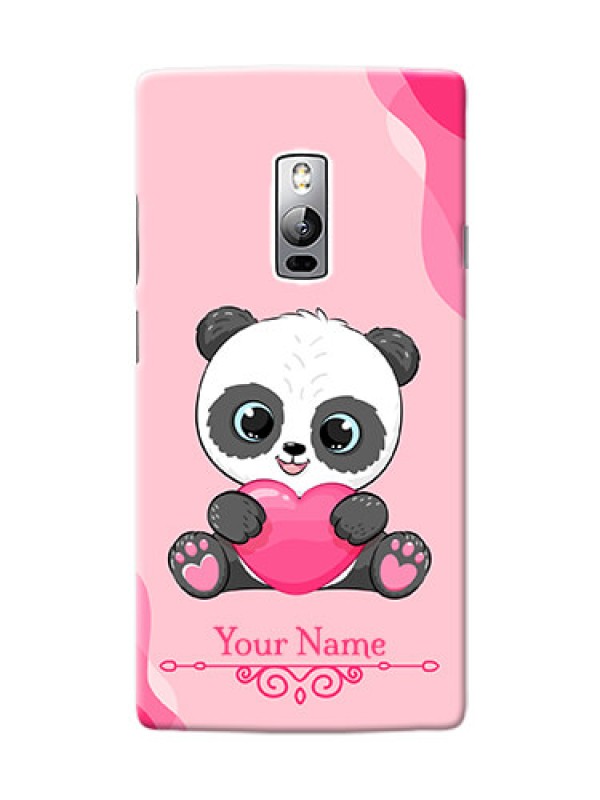 Custom OnePlus 2 Mobile Back Covers: Cute Panda Design