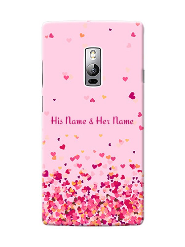 Custom OnePlus 2 Phone Back Covers: Floating Hearts Design