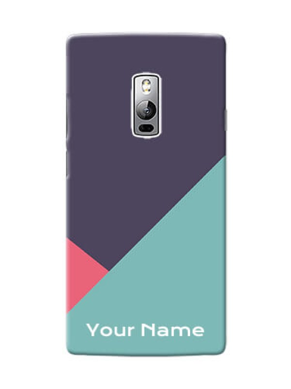 Custom OnePlus 2 Custom Phone Cases: Tri Color abstract Design