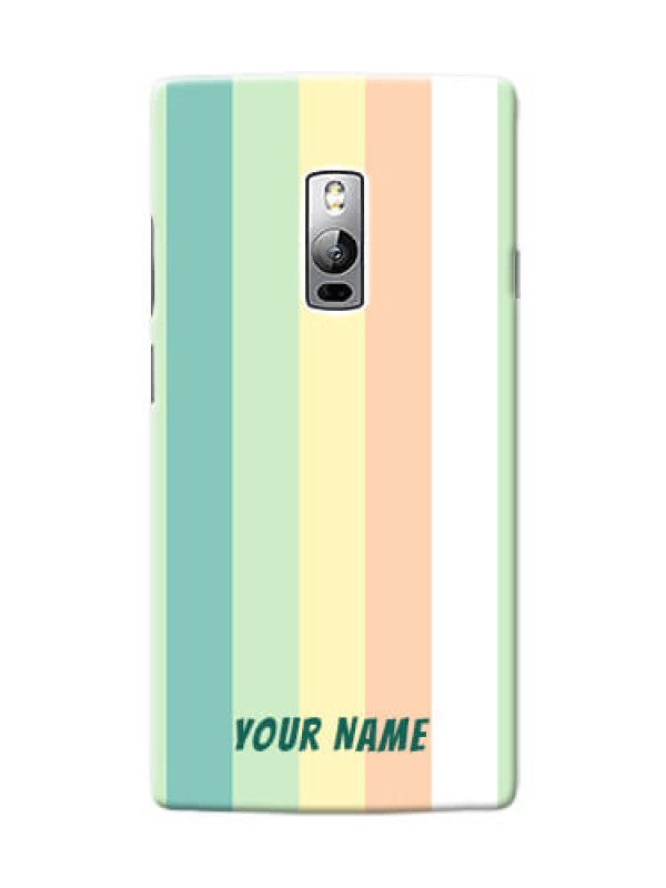 Custom OnePlus 2 Back Covers: Multi-colour Stripes Design