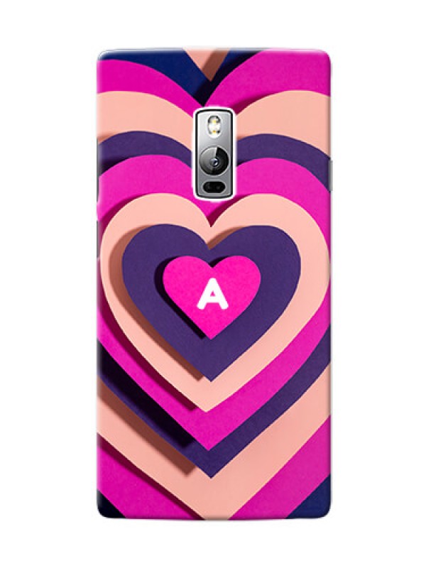Custom OnePlus 2 Custom Mobile Case with Cute Heart Pattern Design