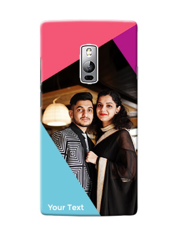 Custom OnePlus 2 Custom Phone Cases: Stacked Triple colour Design