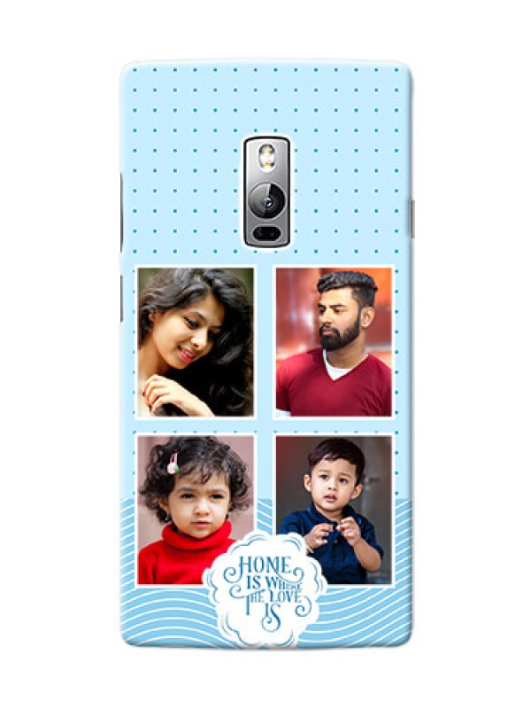 Custom OnePlus 2 Custom Phone Covers: Cute love quote with 4 pic upload Design