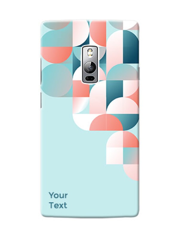 Custom OnePlus 2 Back Covers: Stylish Semi-circle Pattern Design