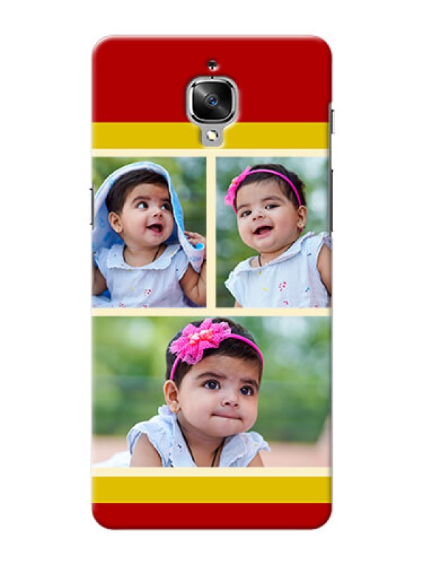 Custom OnePlus 3 Multiple Picture Upload Mobile Cover Design