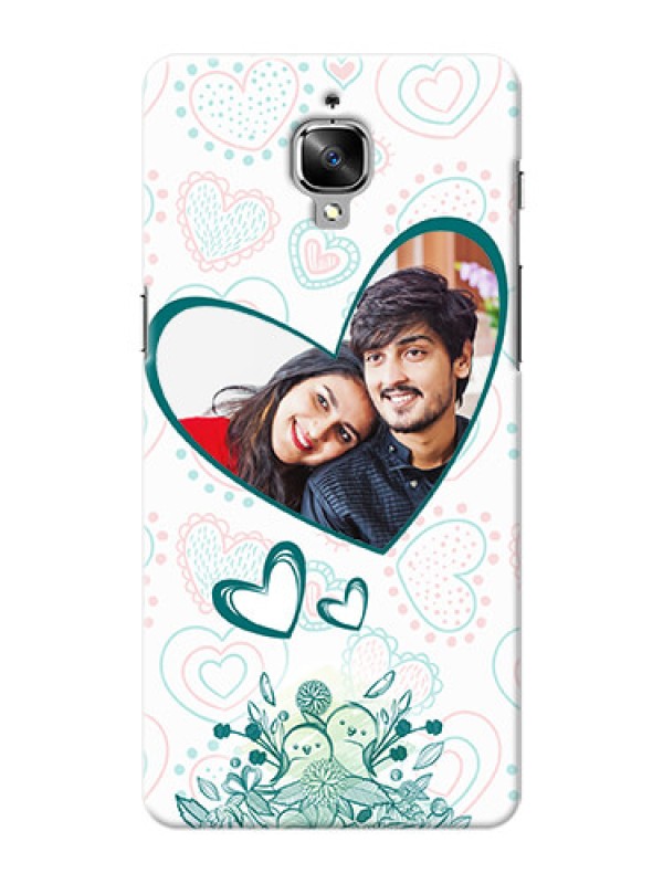 Custom OnePlus 3 Couples Picture Upload Mobile Case Design